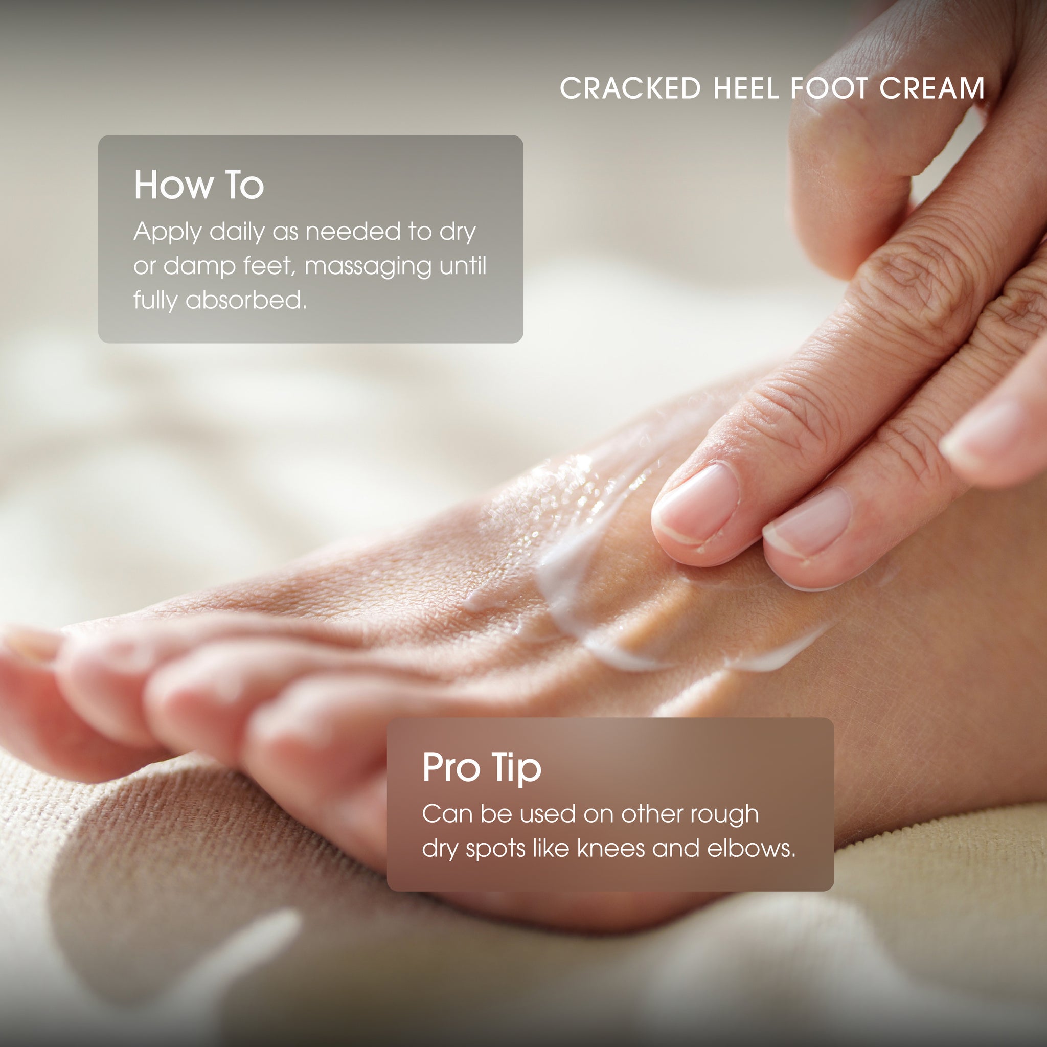 Crème pour talons craquelés