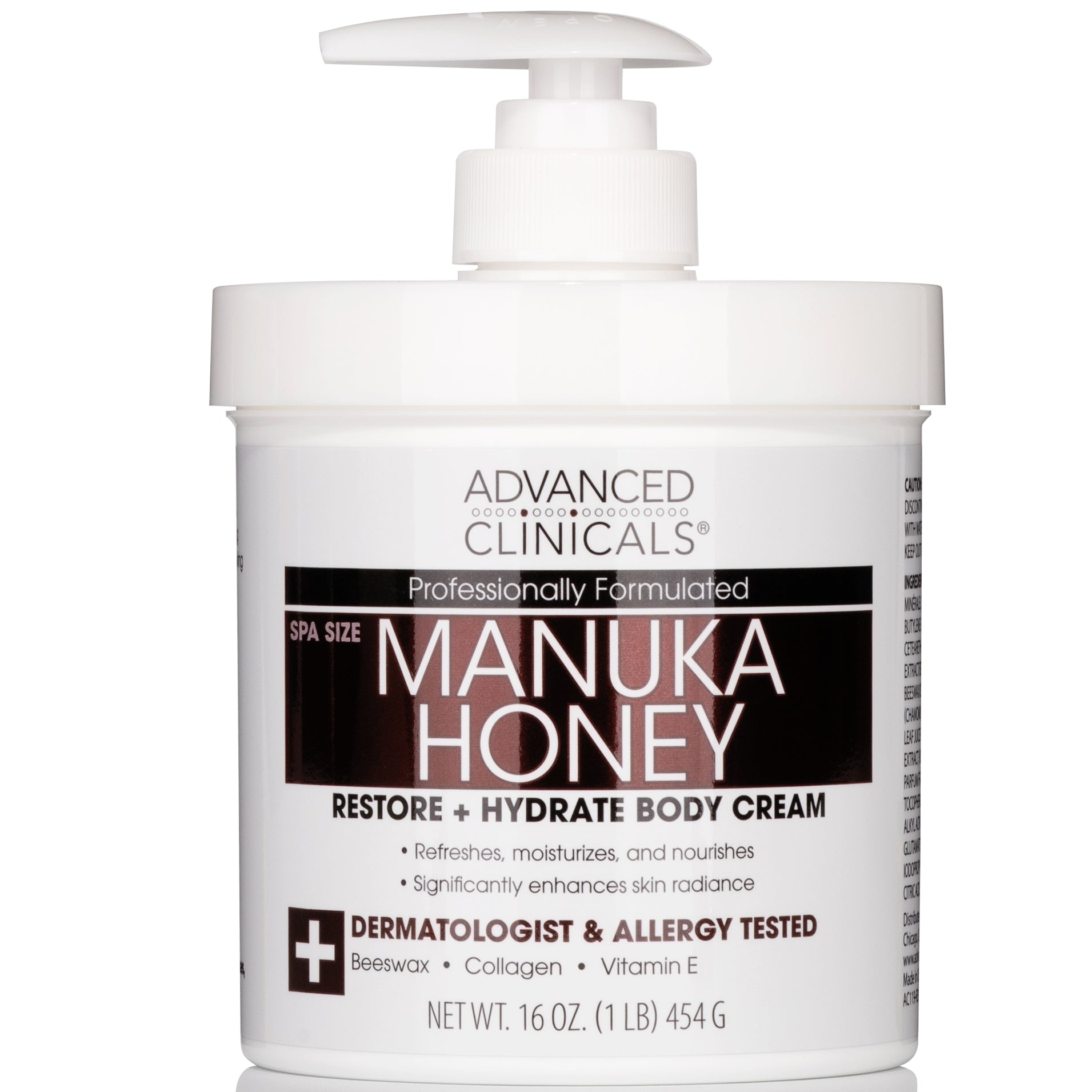 Manuka Honey Body Cream - Advanced Clinicals
