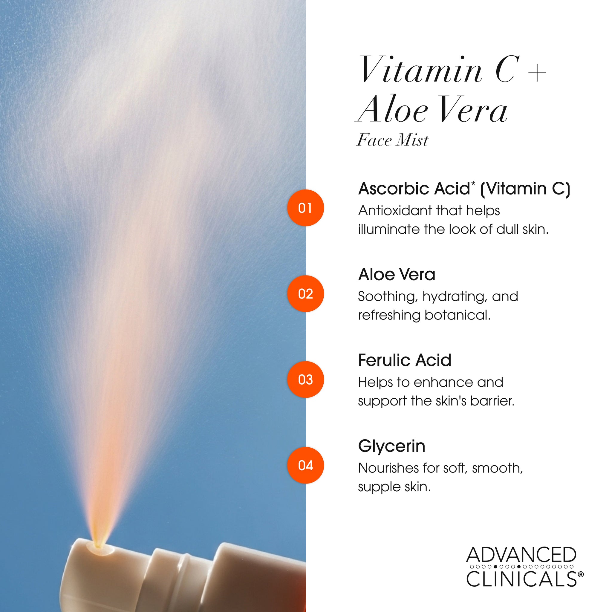 Vitamin C + Aloe Vera Face Mist