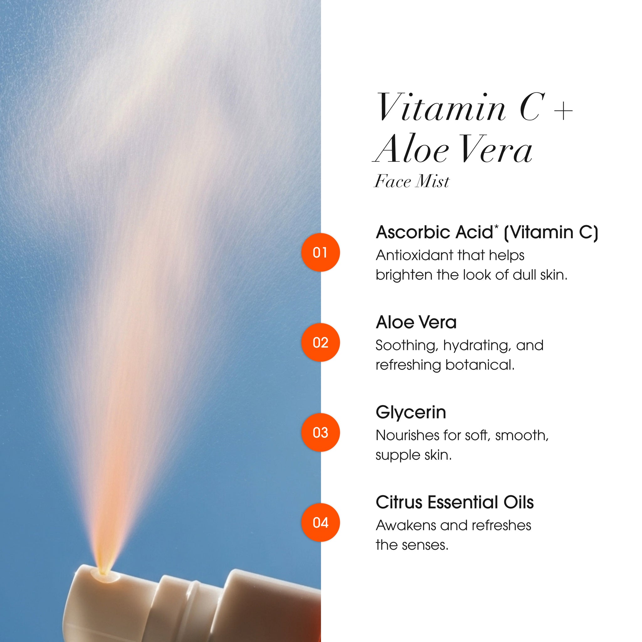 Vitamin C + Aloe Vera Face Mist