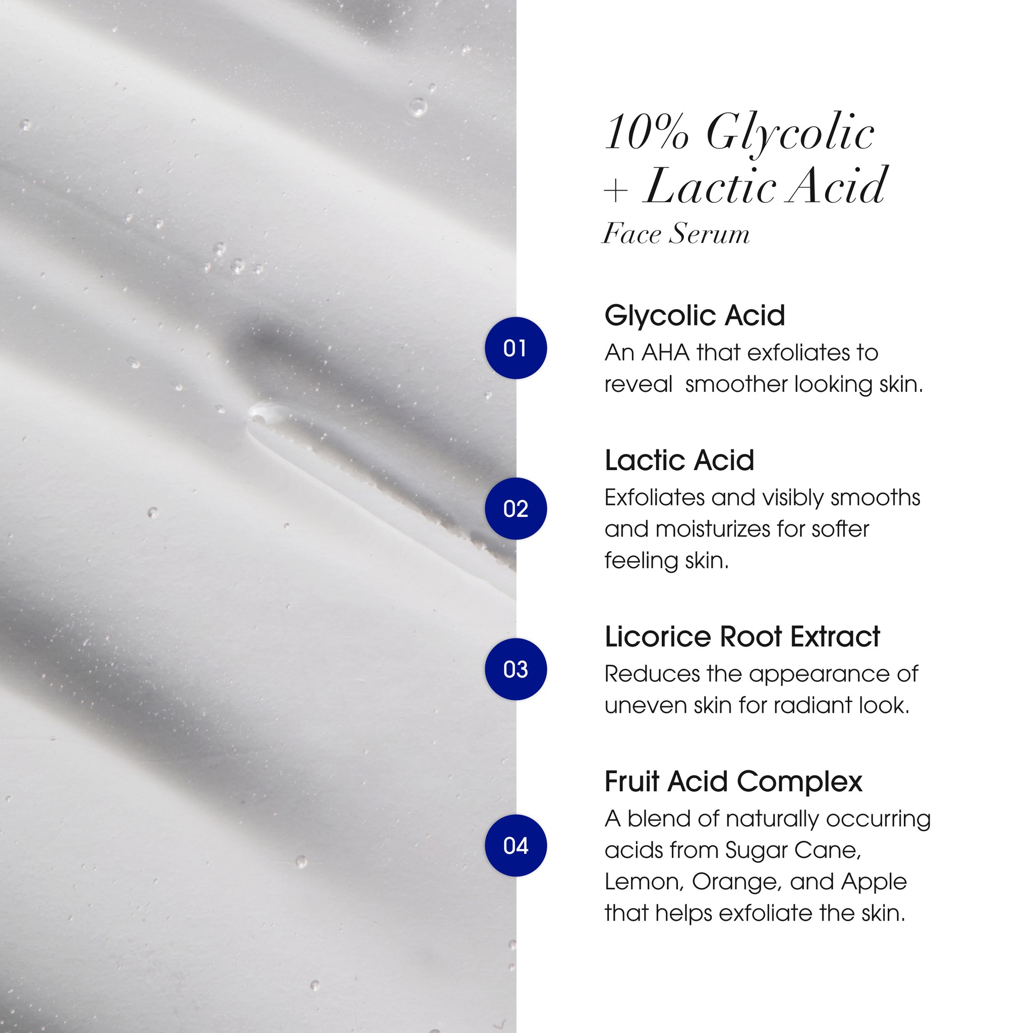 Sérum à l'acide glycolique à 10 %