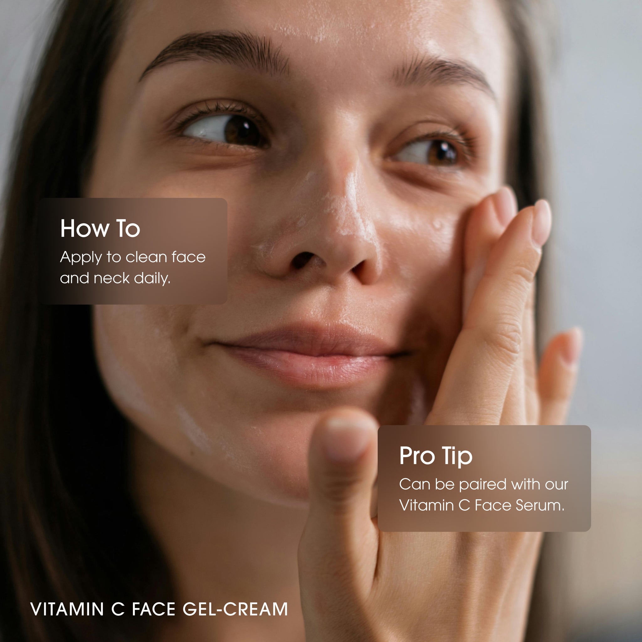 Gel-Crème Éclaircissant Visage à la Vitamine C