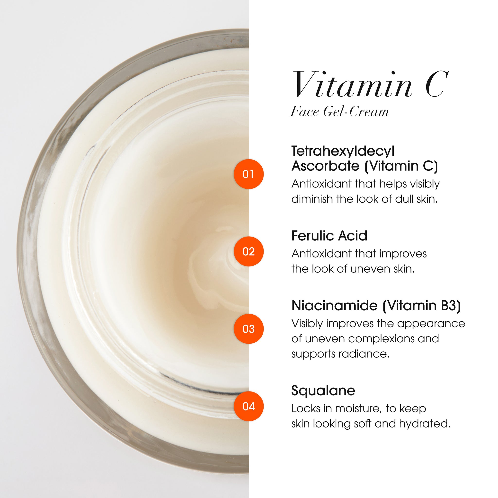 Gel-Crème Éclaircissant Visage à la Vitamine C