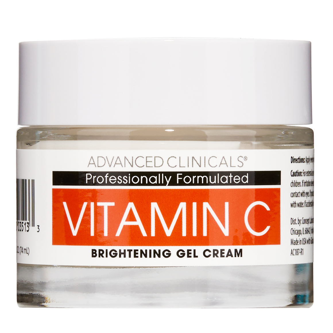 Gel-Crème Éclaircissant Visage à la Vitamine C