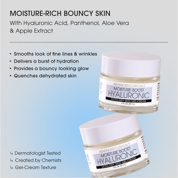 Hyaluronic Acid Face Gel-Cream - Advanced Clinicals