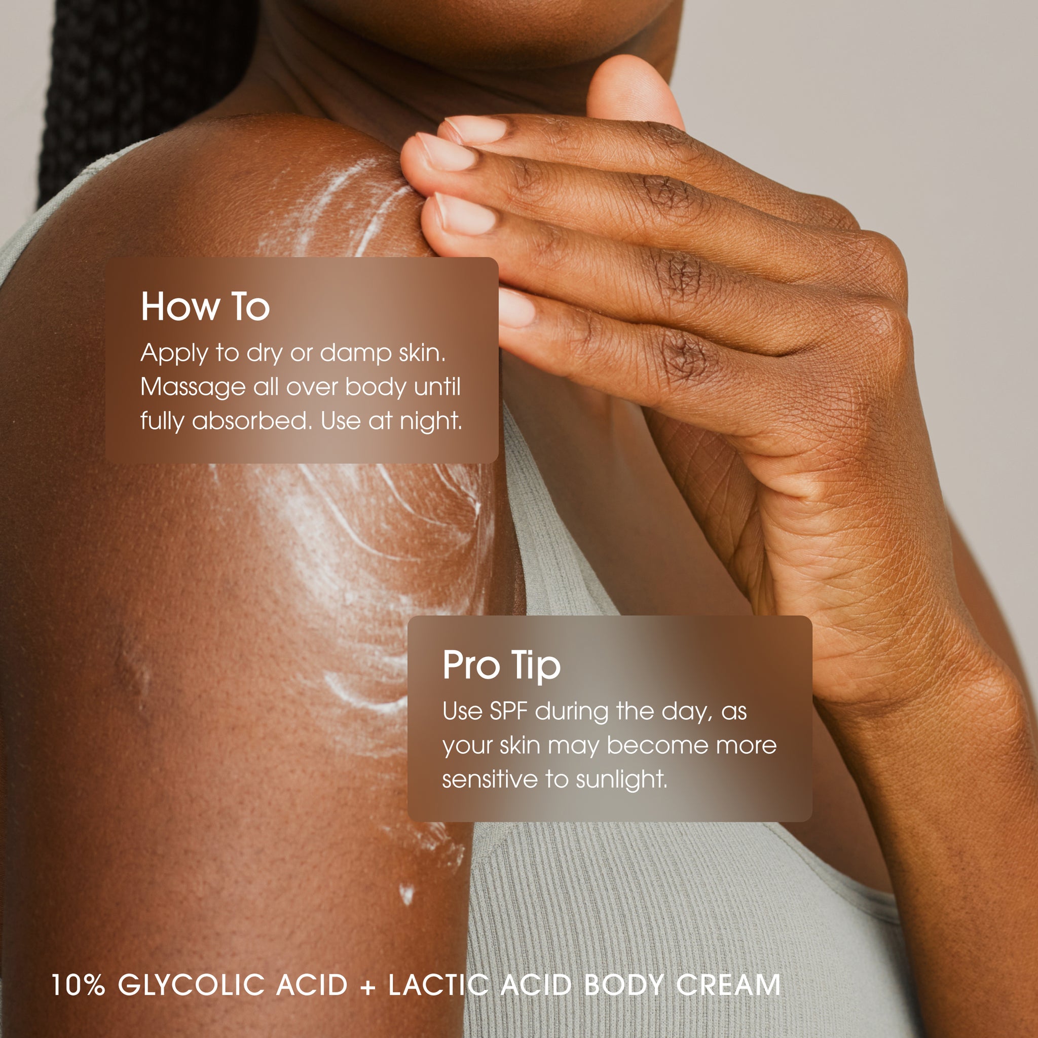 10% Glycolic + Lactic Acid Body Cream