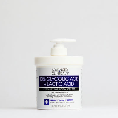 10% Glycolic Acid + Lactic Acid Body Cream - Advanced Clinicals