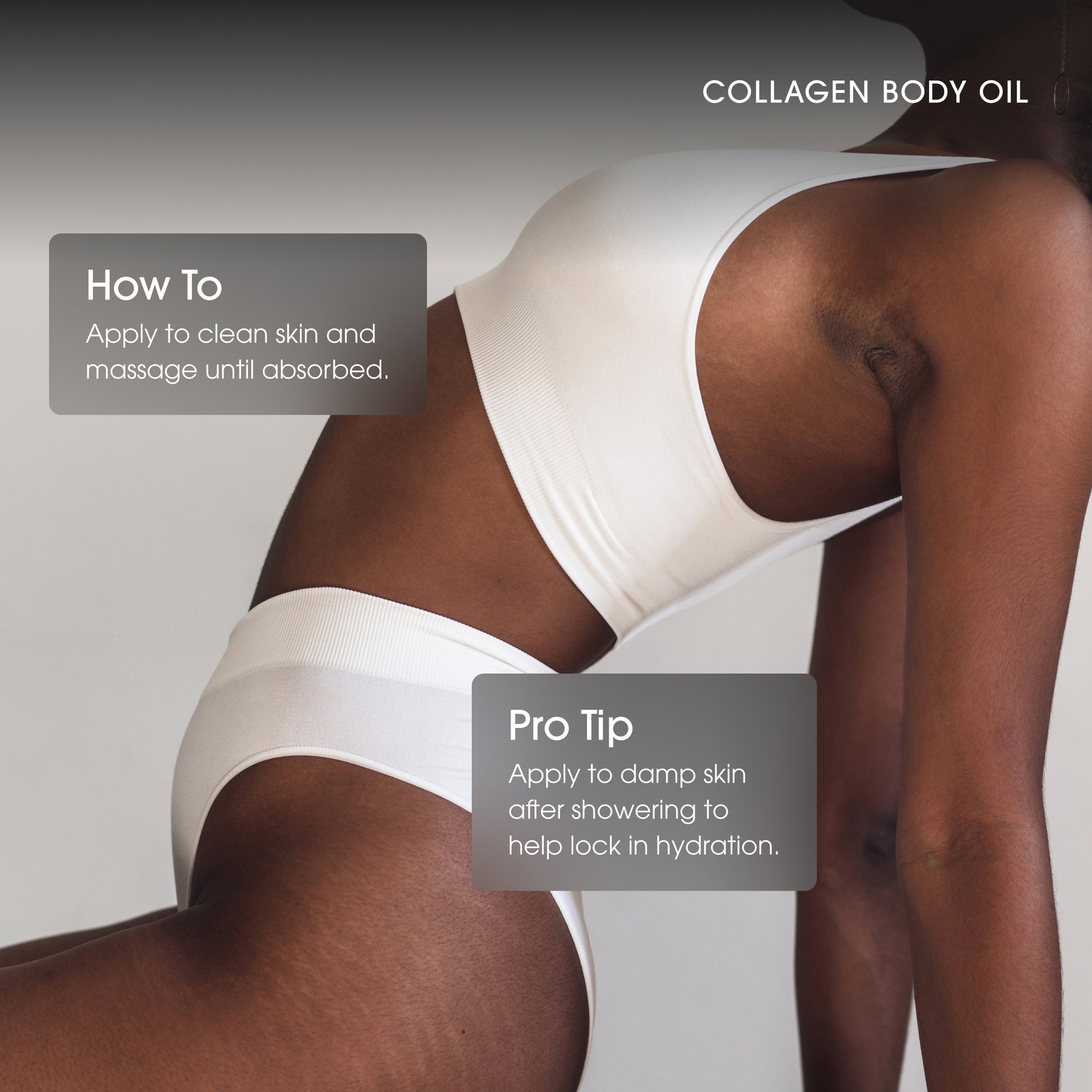 Huile corporelle liftante au collagène + vitamine E, grand 12 fl oz