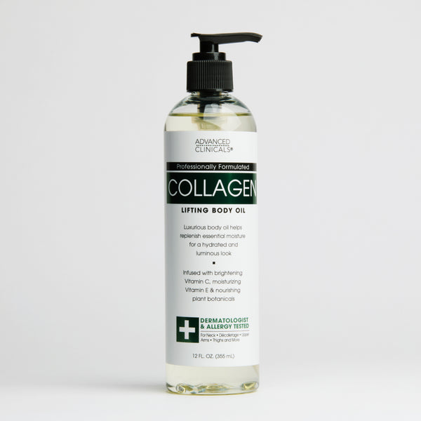 Huile Raffermissante Advanced Clinicals - Collagène & Vitamine E Pour Le Corps