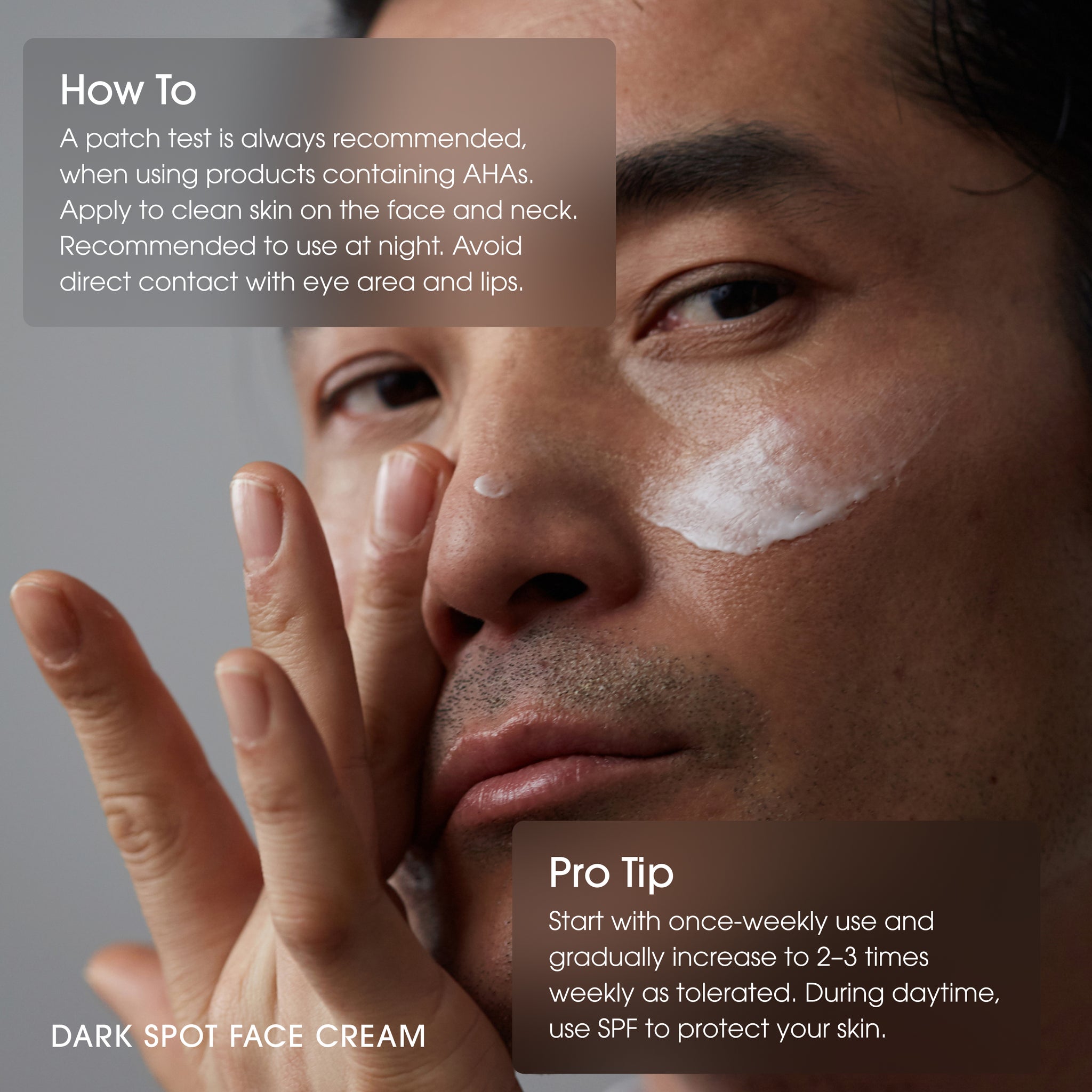 Crème éclaircissante pour le visage contre les taches brunes 2 Fl Oz