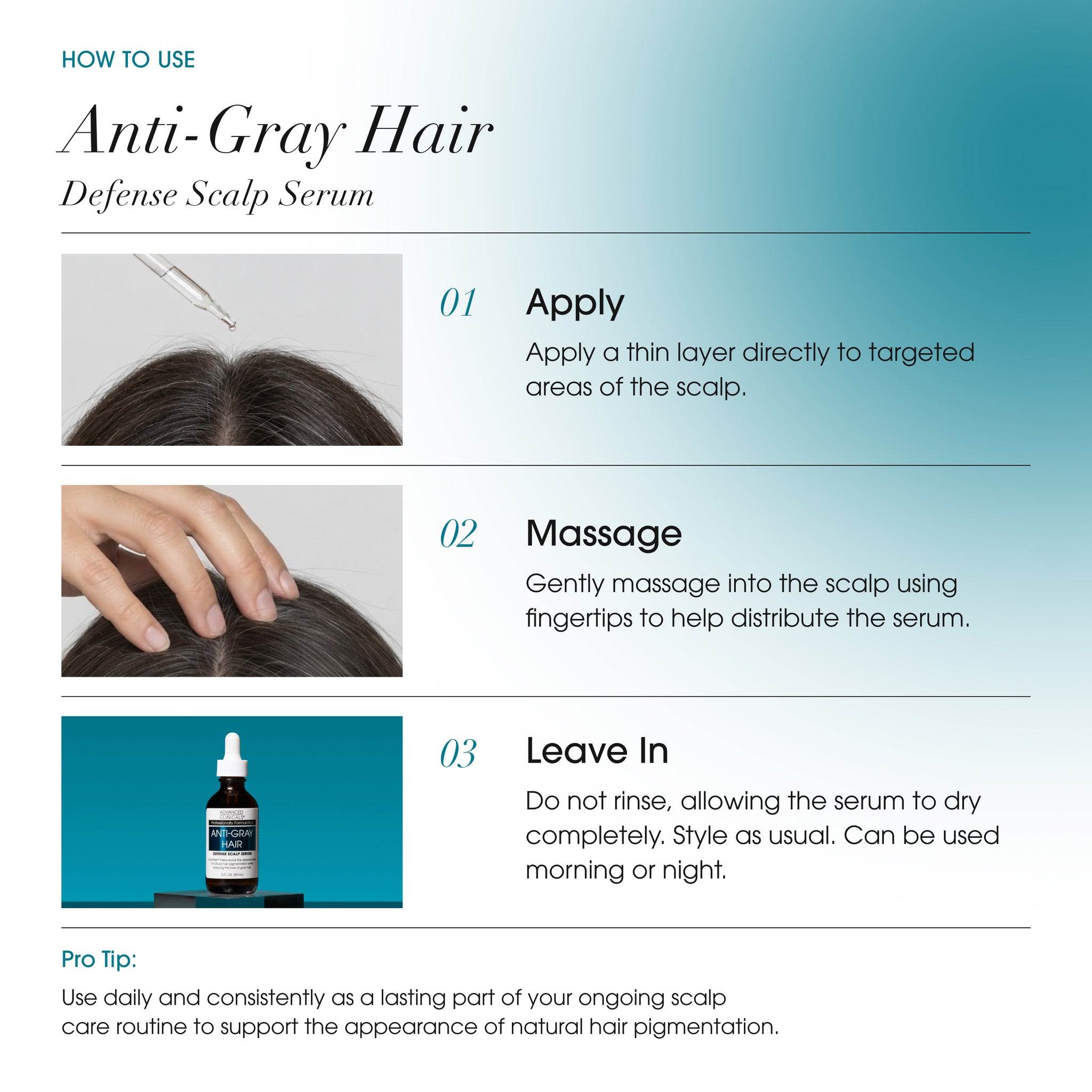 Anti-Gray Hair Defense Scalp Serum