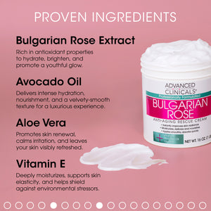 Bulgarian Rose Anti Aging Rescue Body Cream
