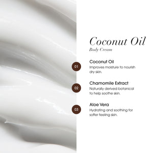 Crème hydratante à l'huile de coco