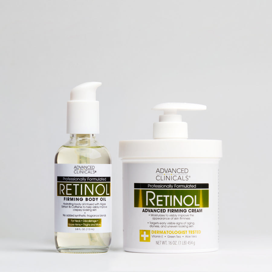 Retinol Body Cream + Body Oil Bundle