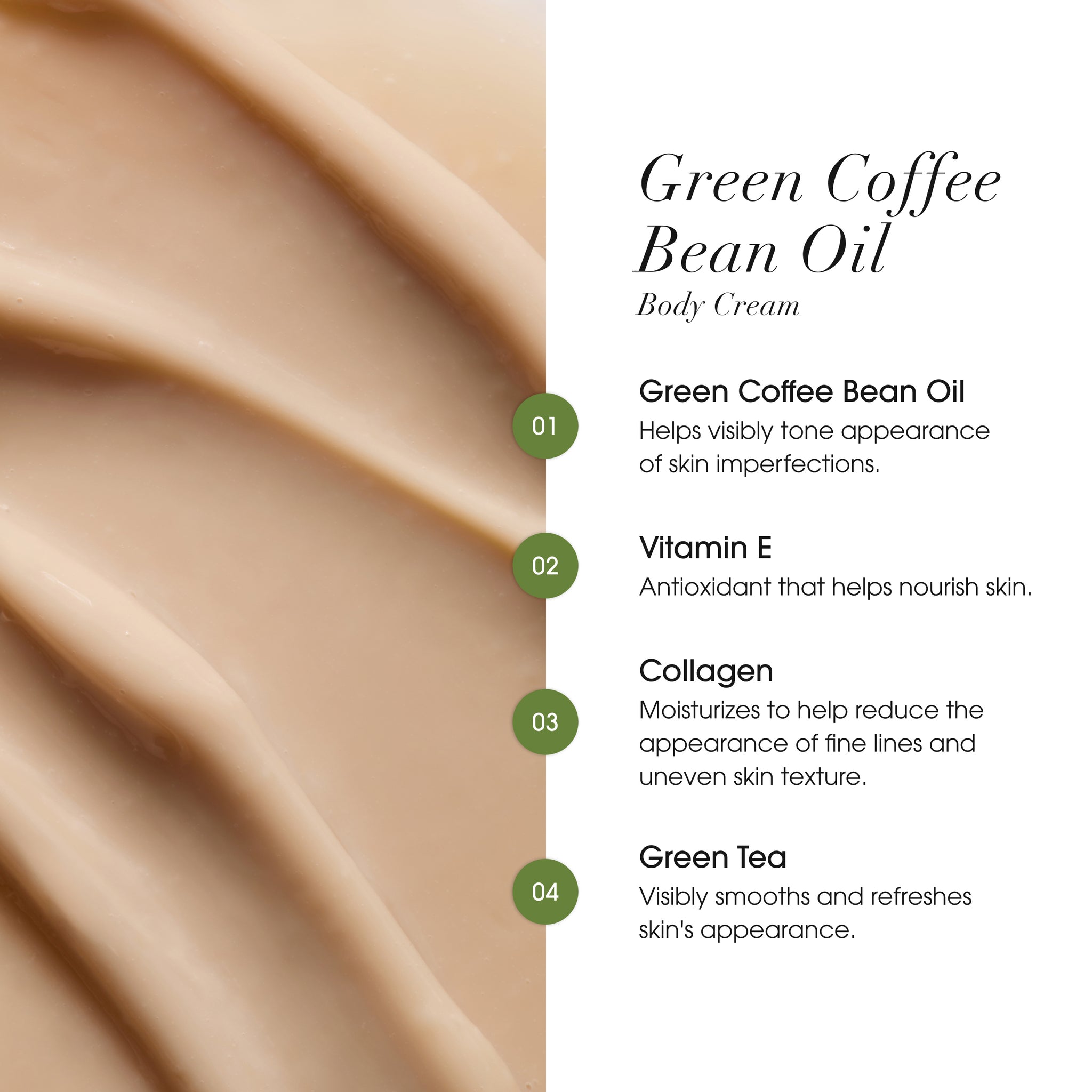 Green Coffee Bean Oil Body Cream