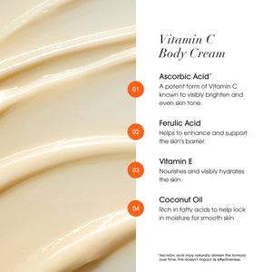 Vitamin C Brightening Body Cream - Travel Size