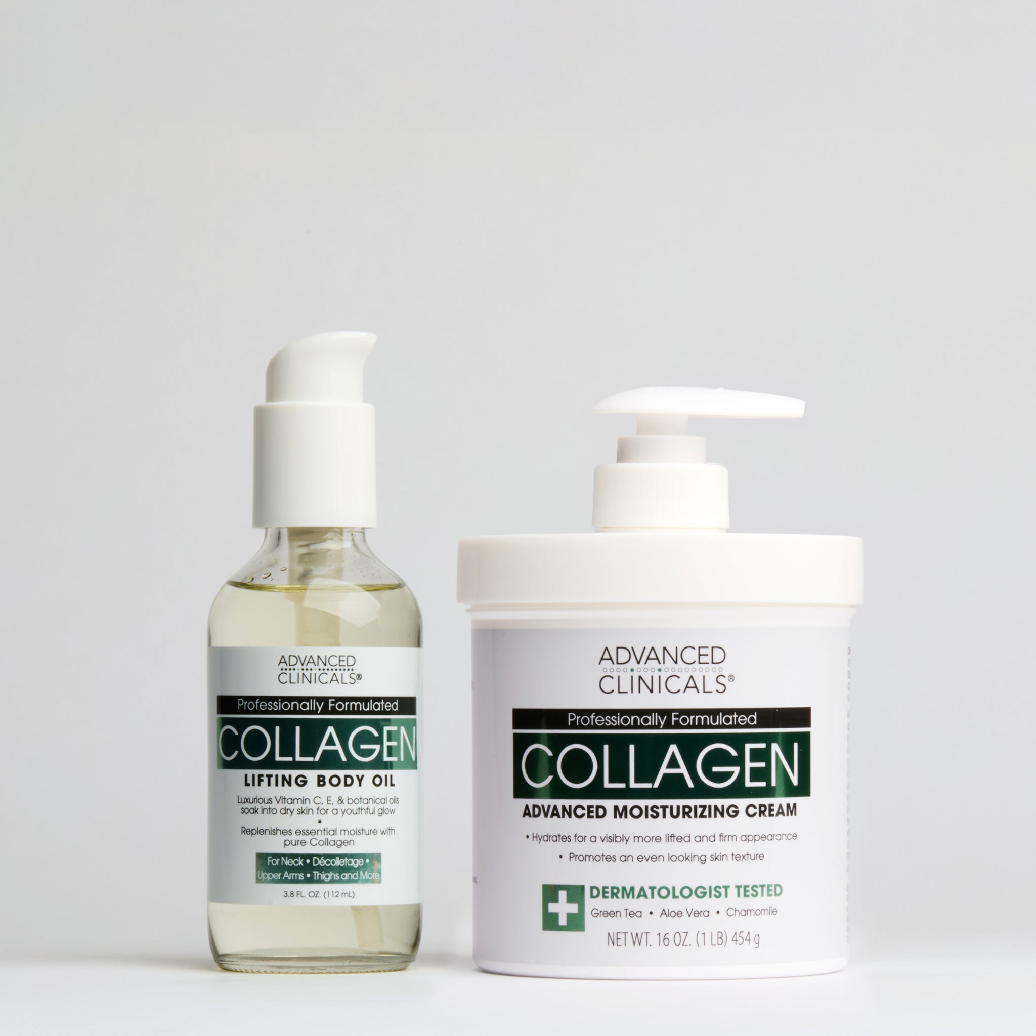 Collagen Body Cream + Body Oil Bundle