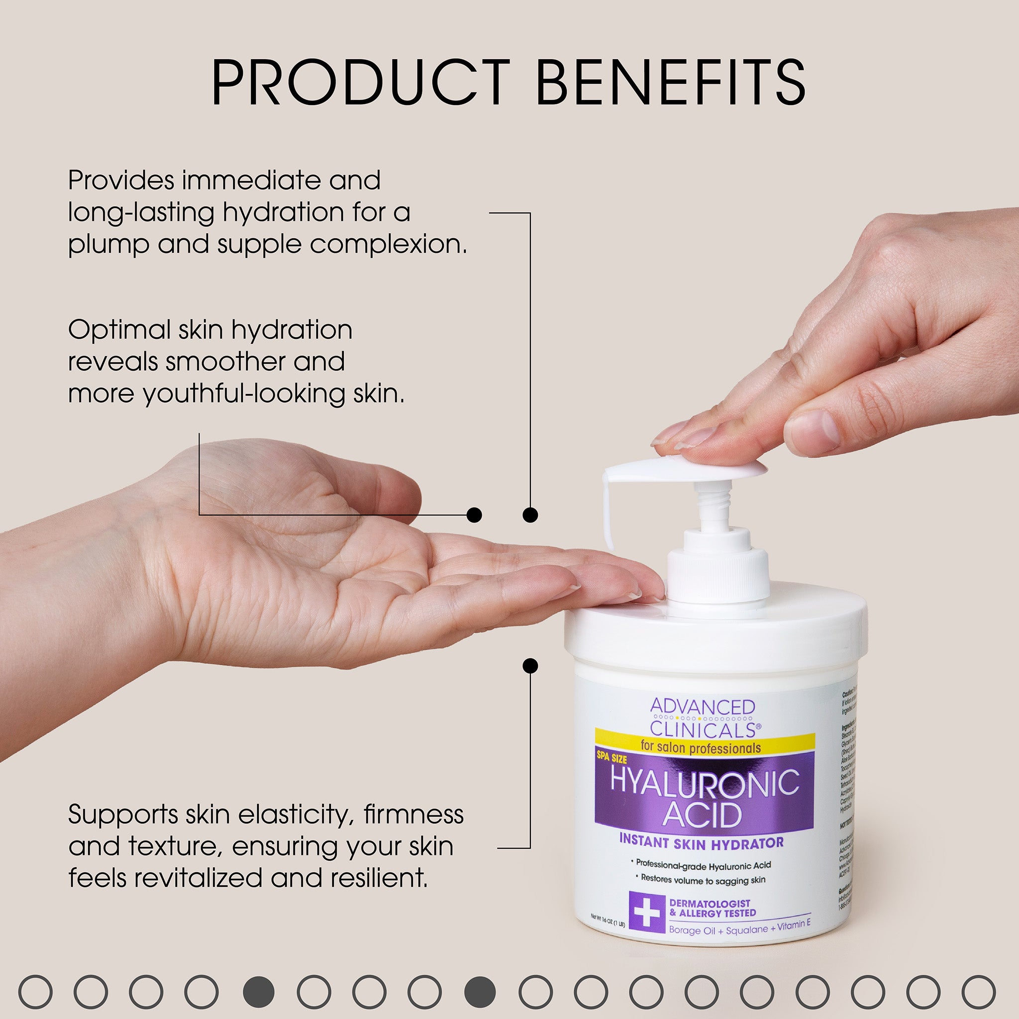 Hyaluronic Acid Body Cream - Advanced Clinicals