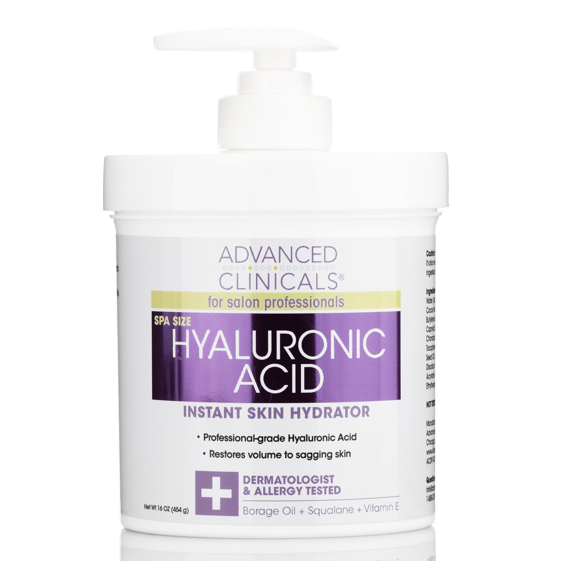 Hyaluronic Acid AntiAging Body Cream Advanced Clinicals