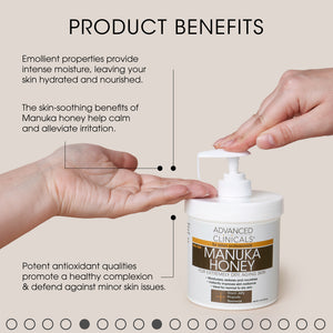 Manuka Honey Dry Skin Body Moisturizer Cream