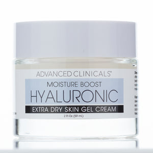 Gel-crème hydratant anti-âge pour le visage à l'acide hyaluronique