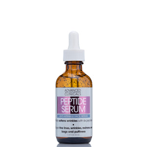 peptide serum anti wrinkle face serum, targets redness, wrinkles, ags, puffiness, 