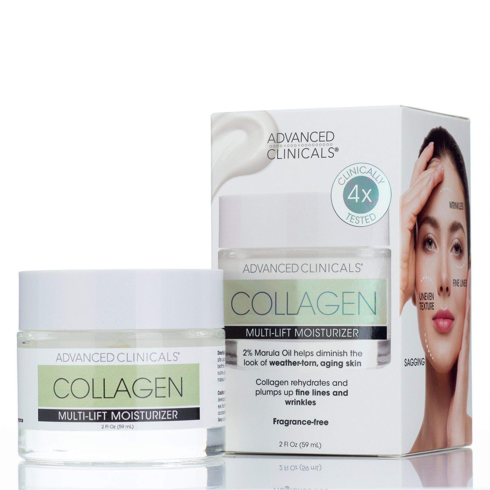 Collagen Multi-Lift Face Gel Cream - Advanced Clinicals