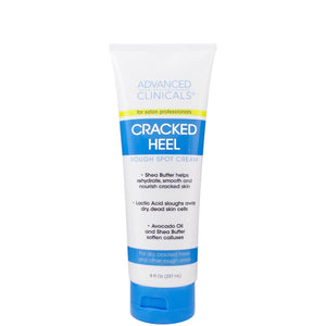 8oz cracked heel, rough spot cream with avocado oil, shea butter and lactic acid